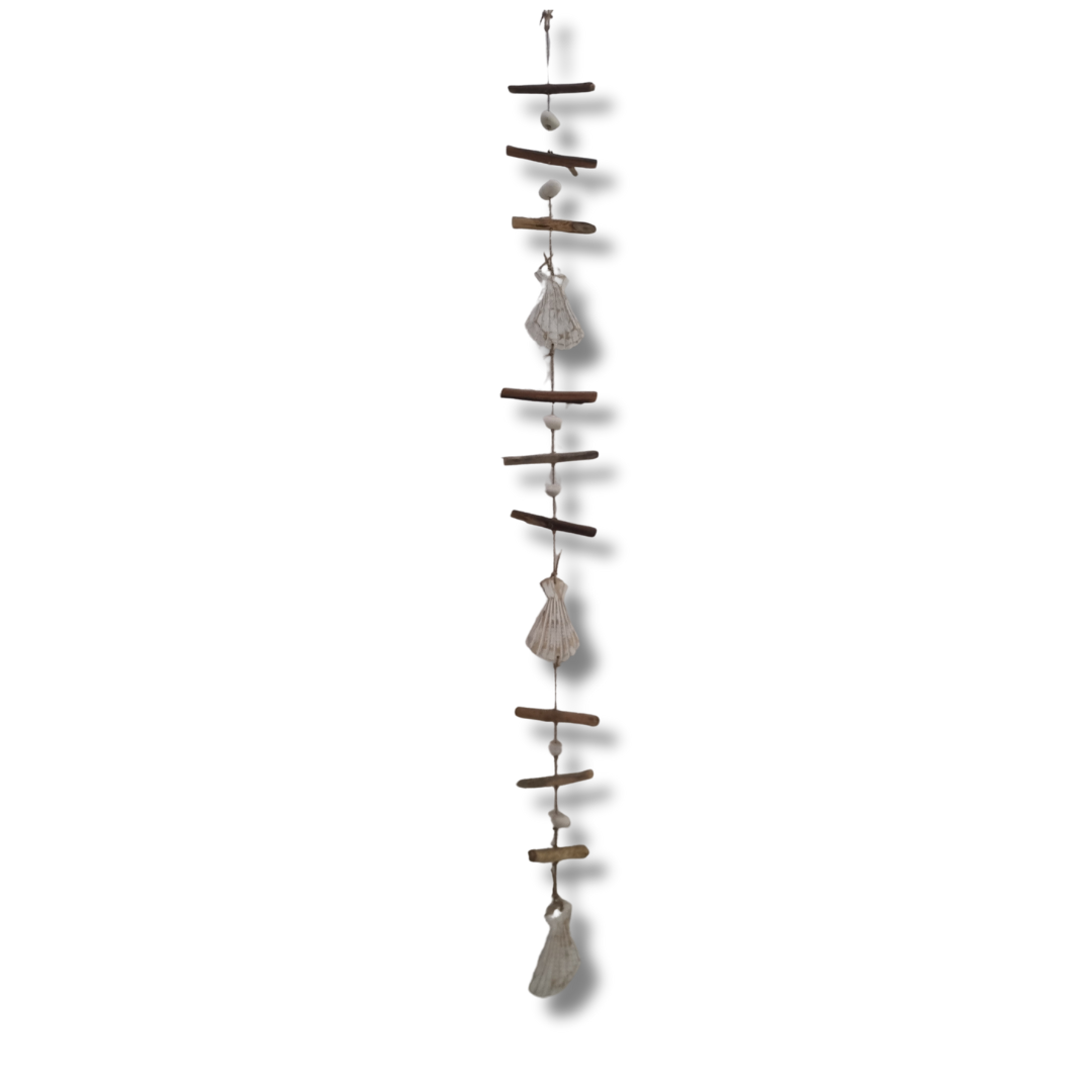 Driftwood Hanging Decorative Art DRI004 SHELLS