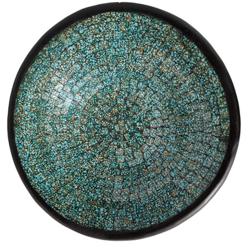 Mosaic Tile Bowl Turquoise large