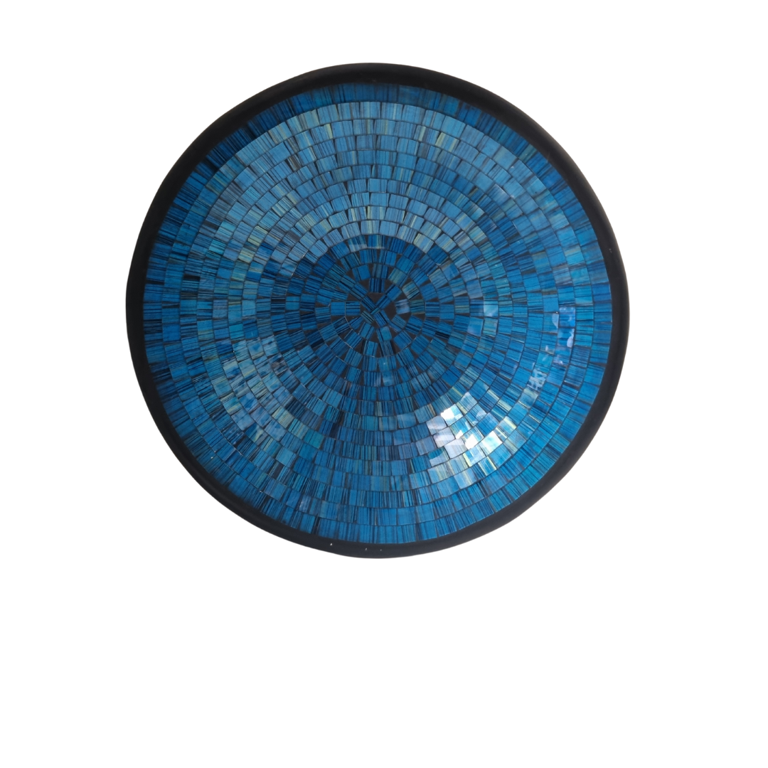 Azure Harmony Mosaic Bowl