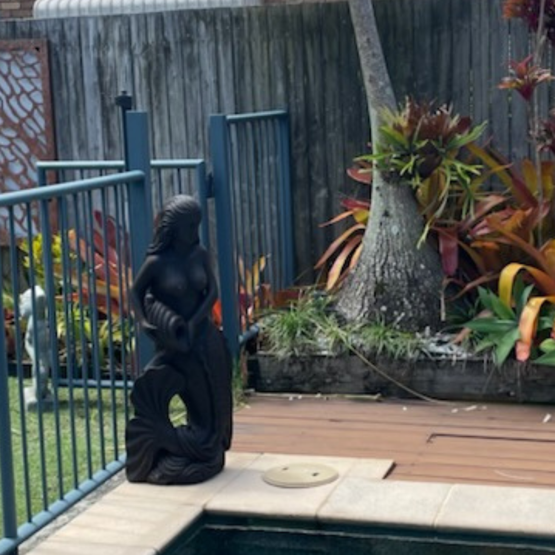 Mermaid Garden Statue Sculpture - Azure Decor