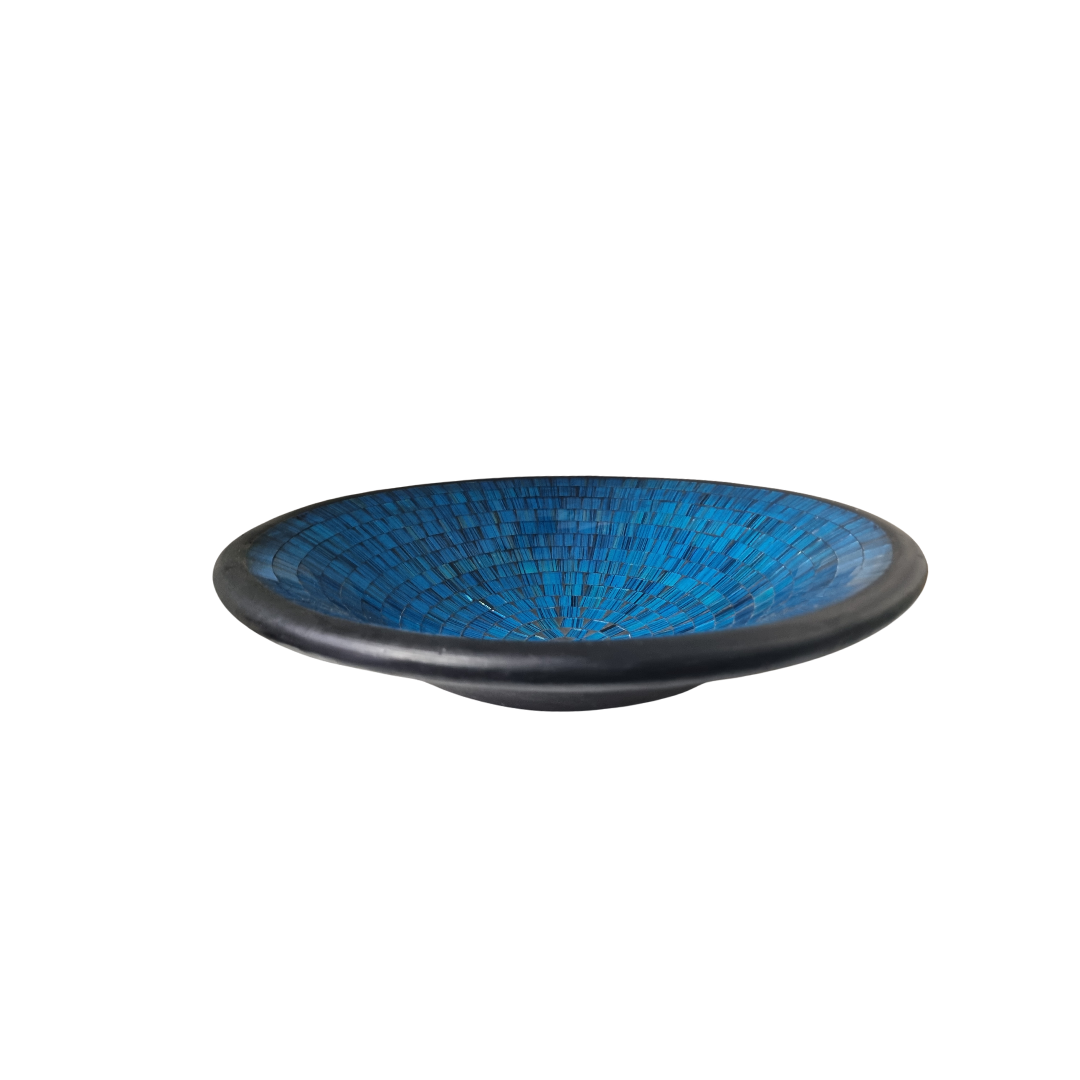 Azure Harmony Mosaic Bowl