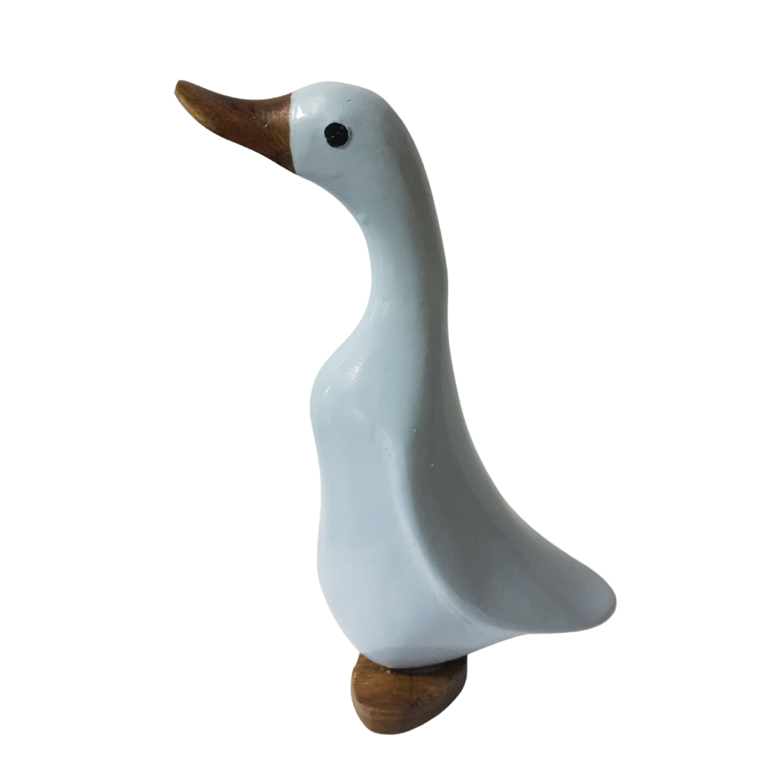 Baby Duck Carvings Pastel Colours Blue
