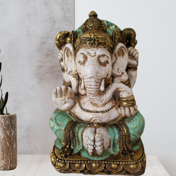 Ganesh Statue – Vintage Style | Available in 5 Beautiful Colours