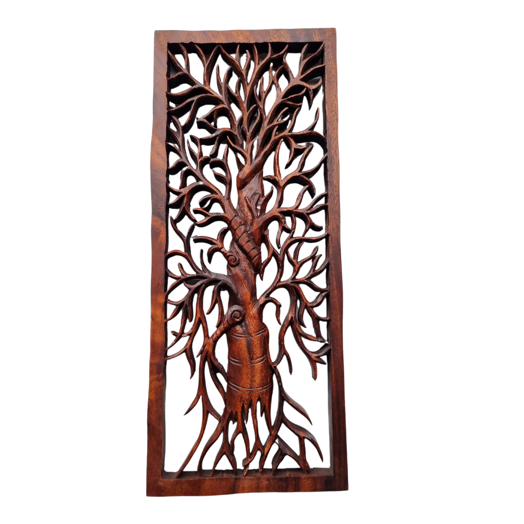Carved Timber Wall Art Assorted Designs