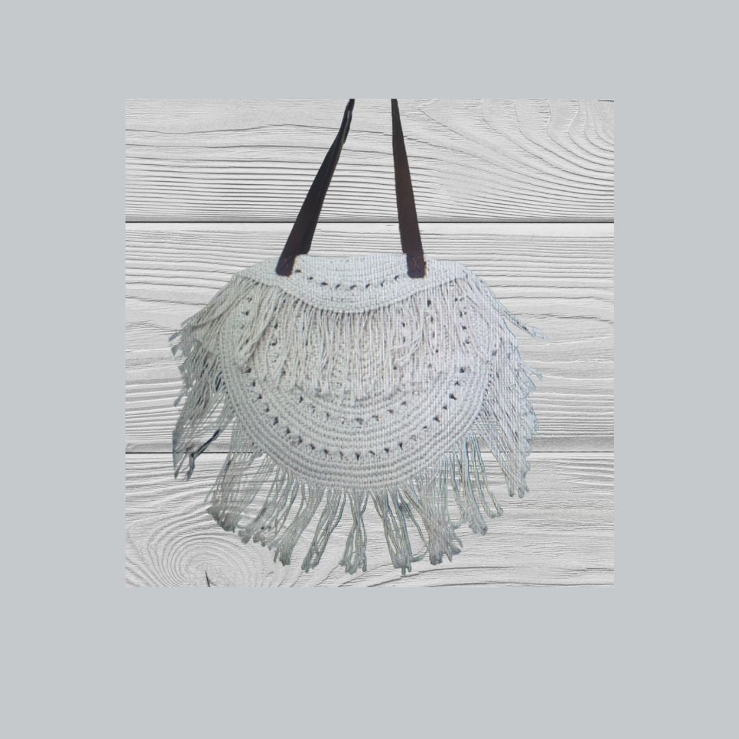 Boho Macrame Shoulder Bag Style1 