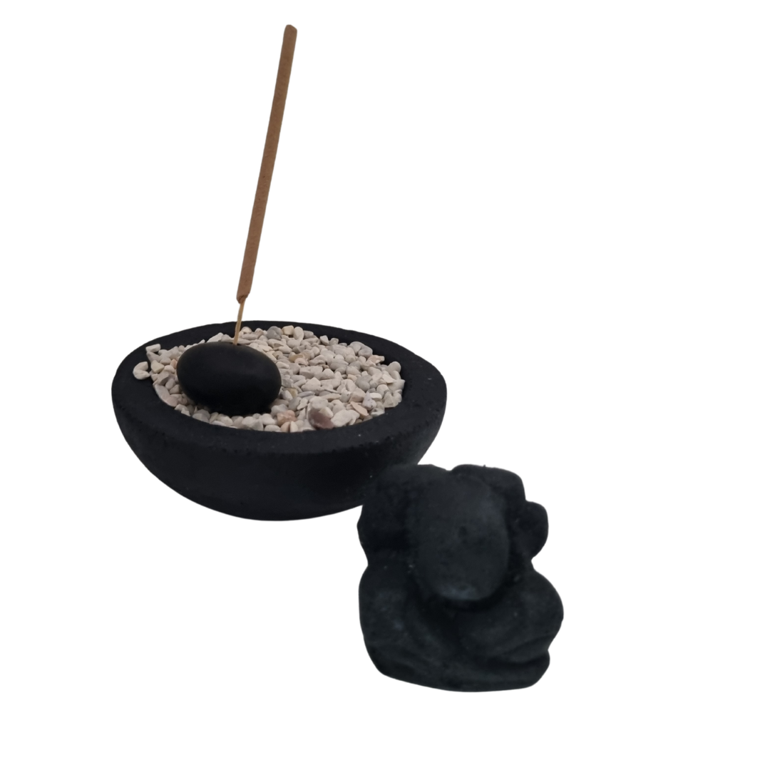 Stone Carved Statues Incense Holder Shoalin