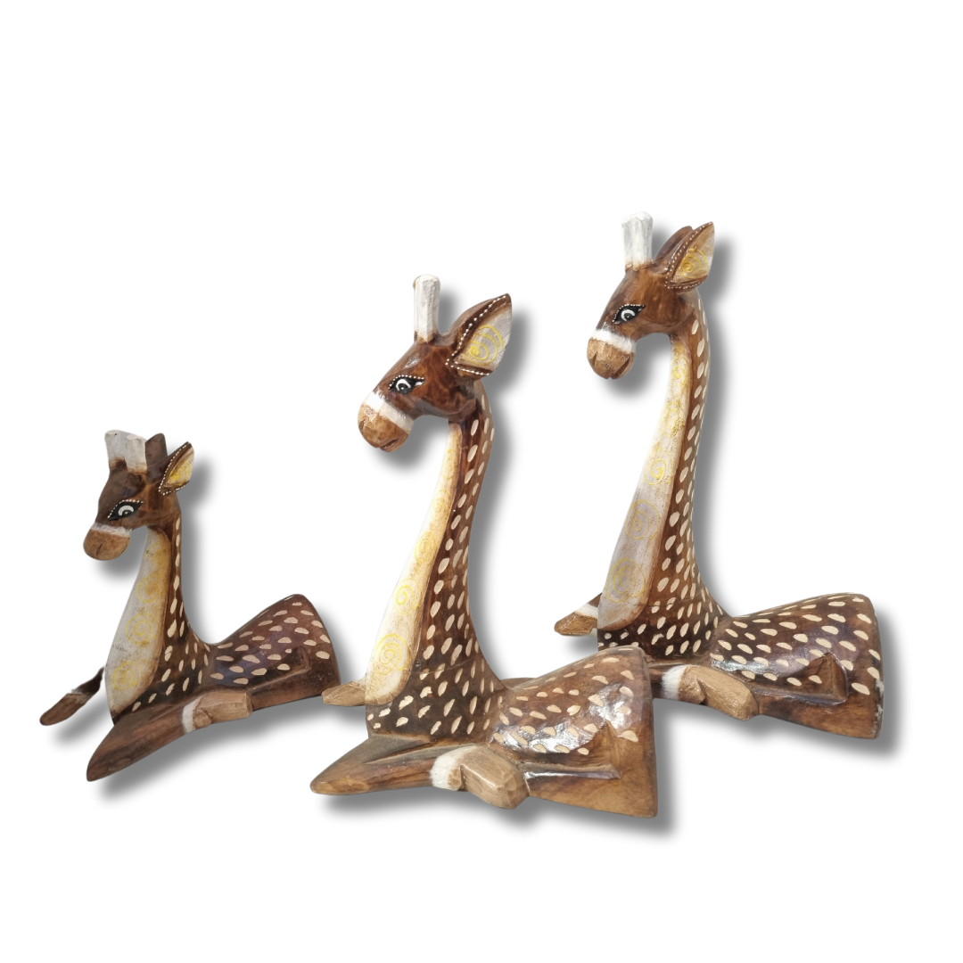 Giraffe Statues Sitting Style