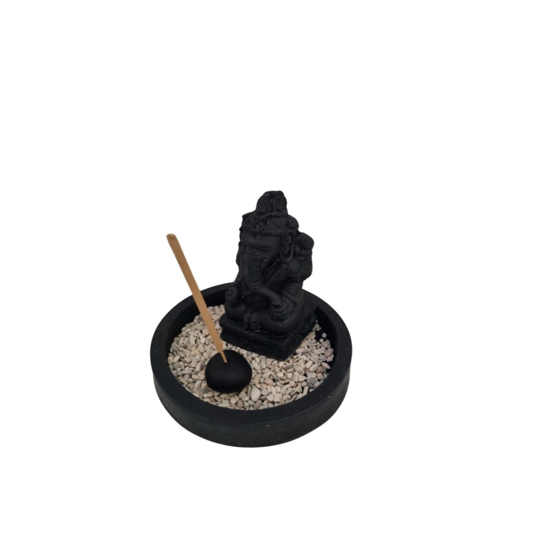 Stone Carved Statues Incense Holder Ganesh