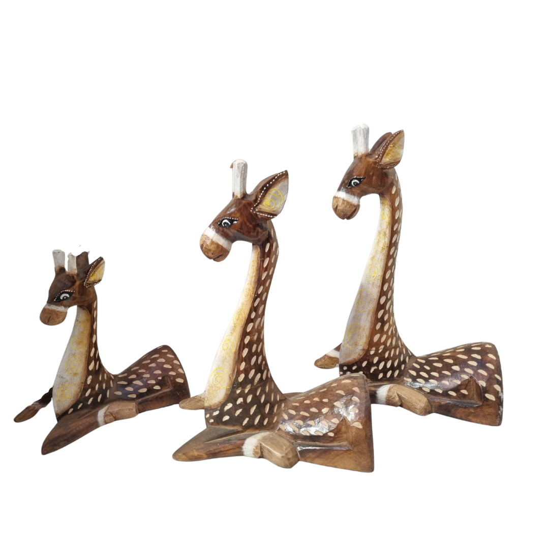 Giraffe Statues Sitting Style