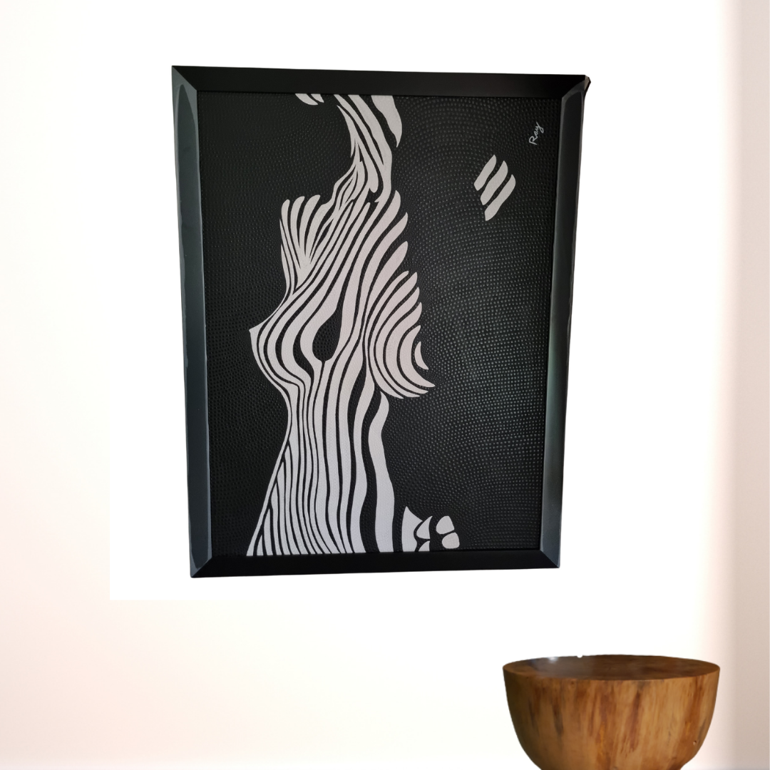 Silhouette Design Painting Dot Art