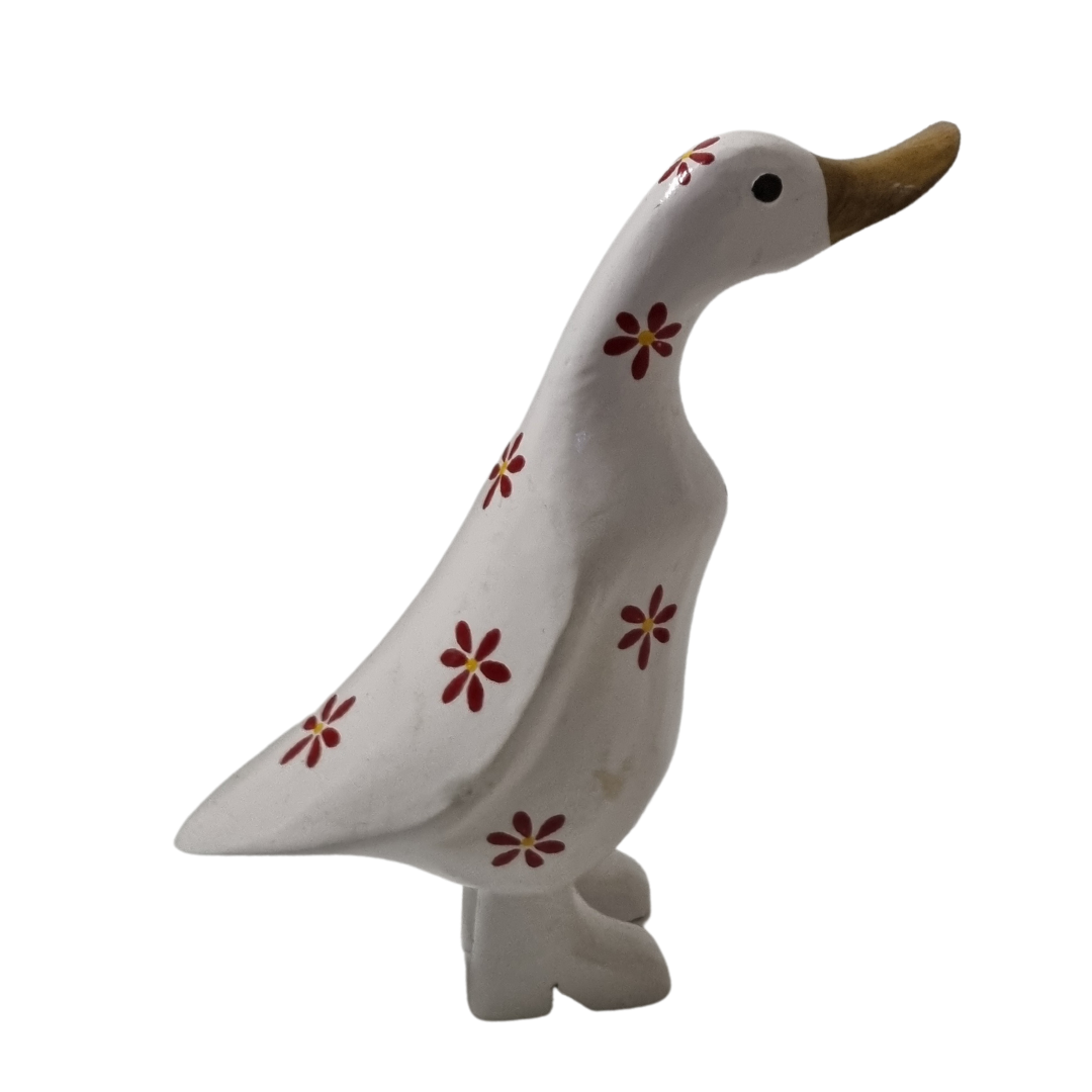 Daisy Duck Bamboo Carvings Red Daisy