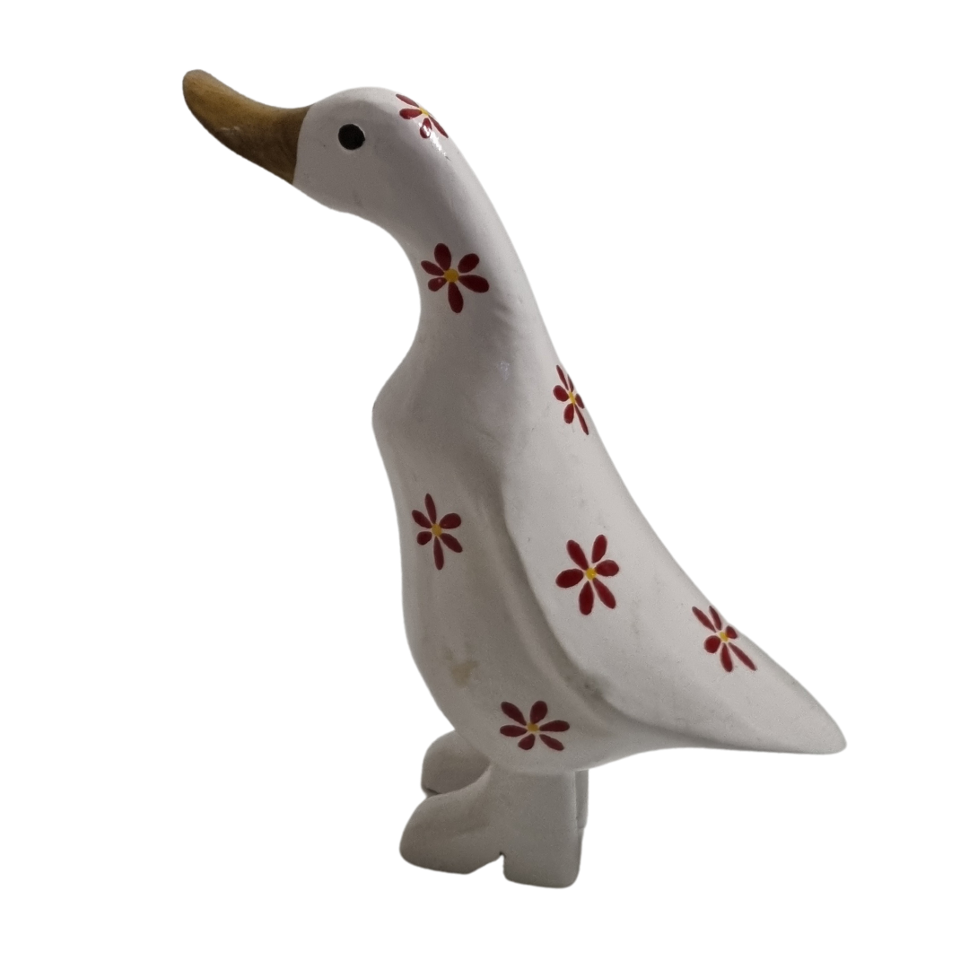 Daisy Duck Bamboo Carvings Red Daisy