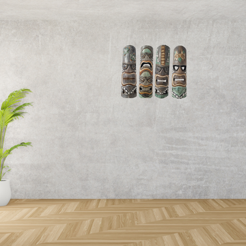Tiki Bar Mask Wall Art