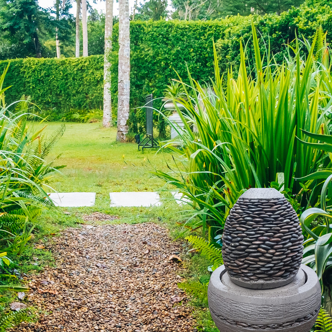 Garden Round Pebble Fountain 