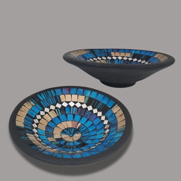 Handcrafted Mosaic Bowls – Coastal-Inspired Colour Range