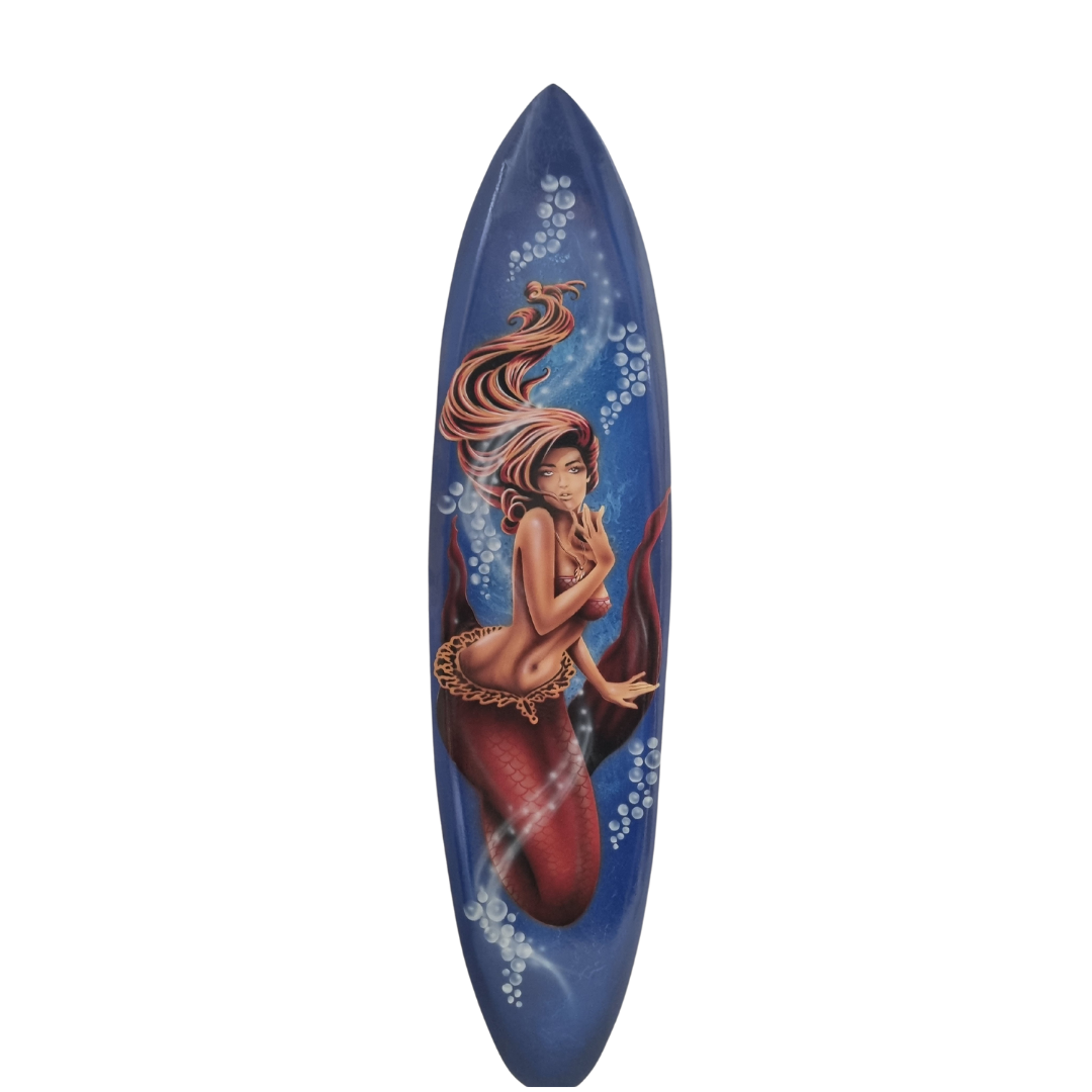 Mermaid Surf Board Wall Art