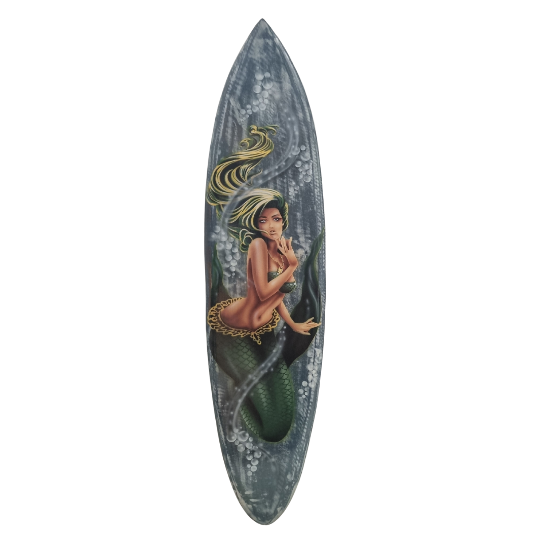 Mermaid Surf Board Wall Art