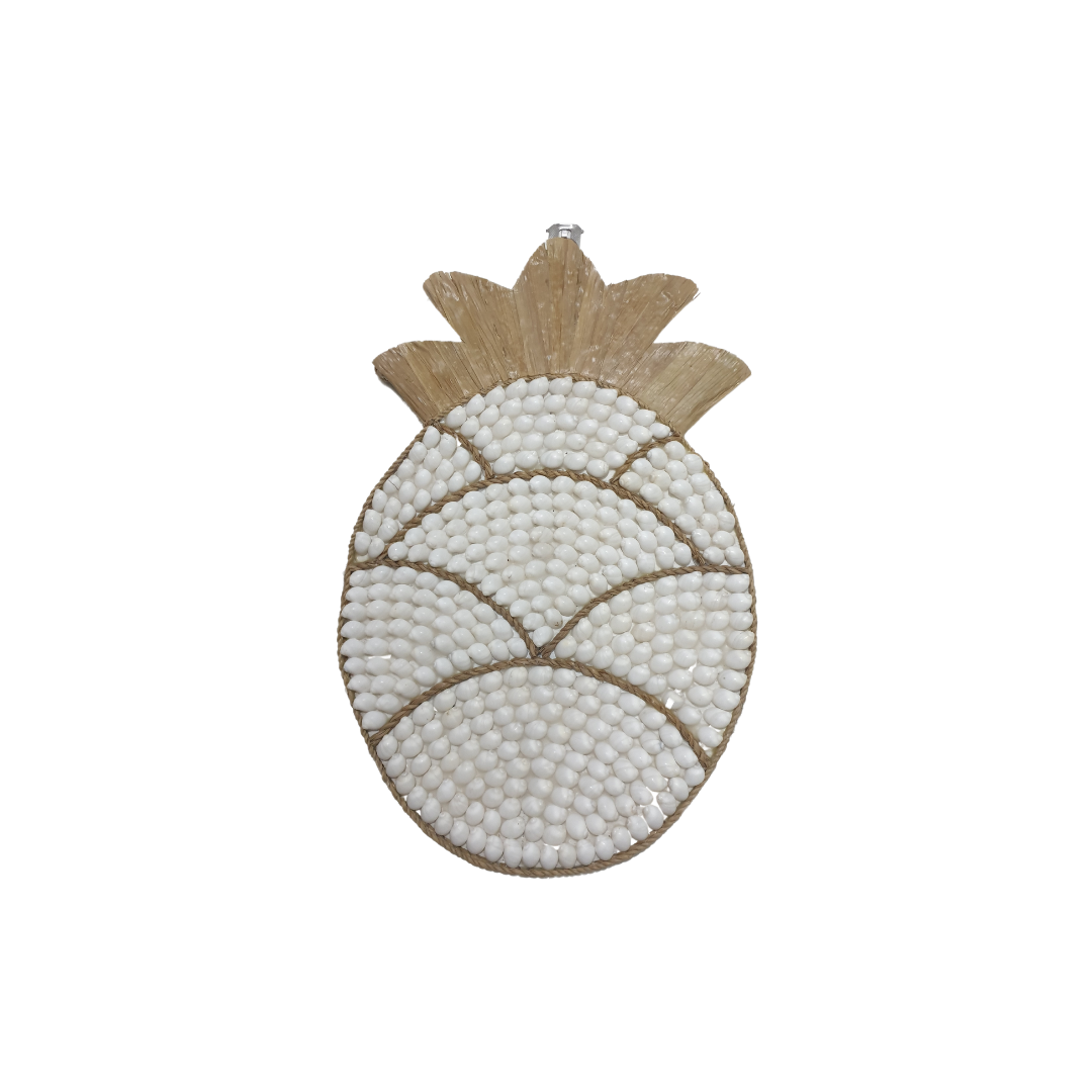 Tropical Pineapple Shell Wall Art