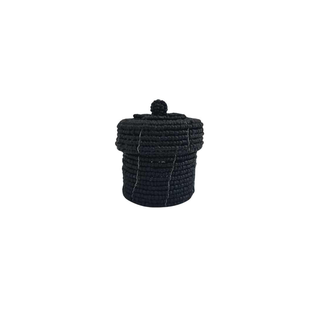 Elegant Beadwork Trinket Boxes