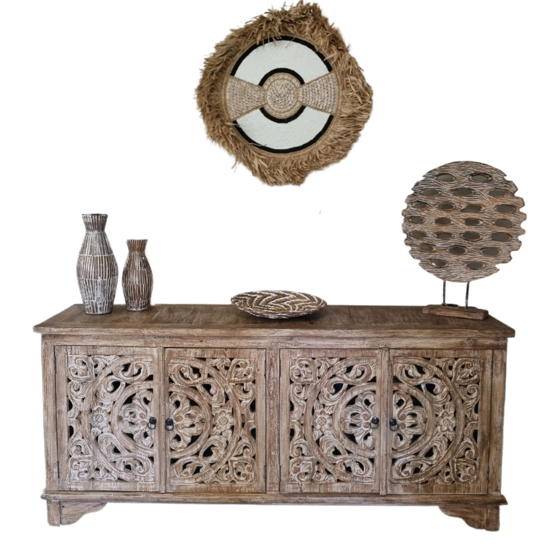 Balinese Style Console Cabinet