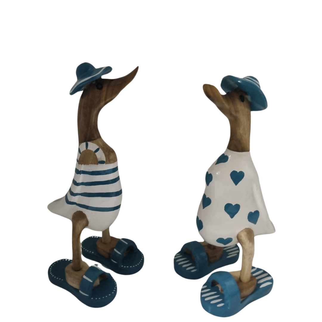 Beachy Quackers Bamboo Ducks