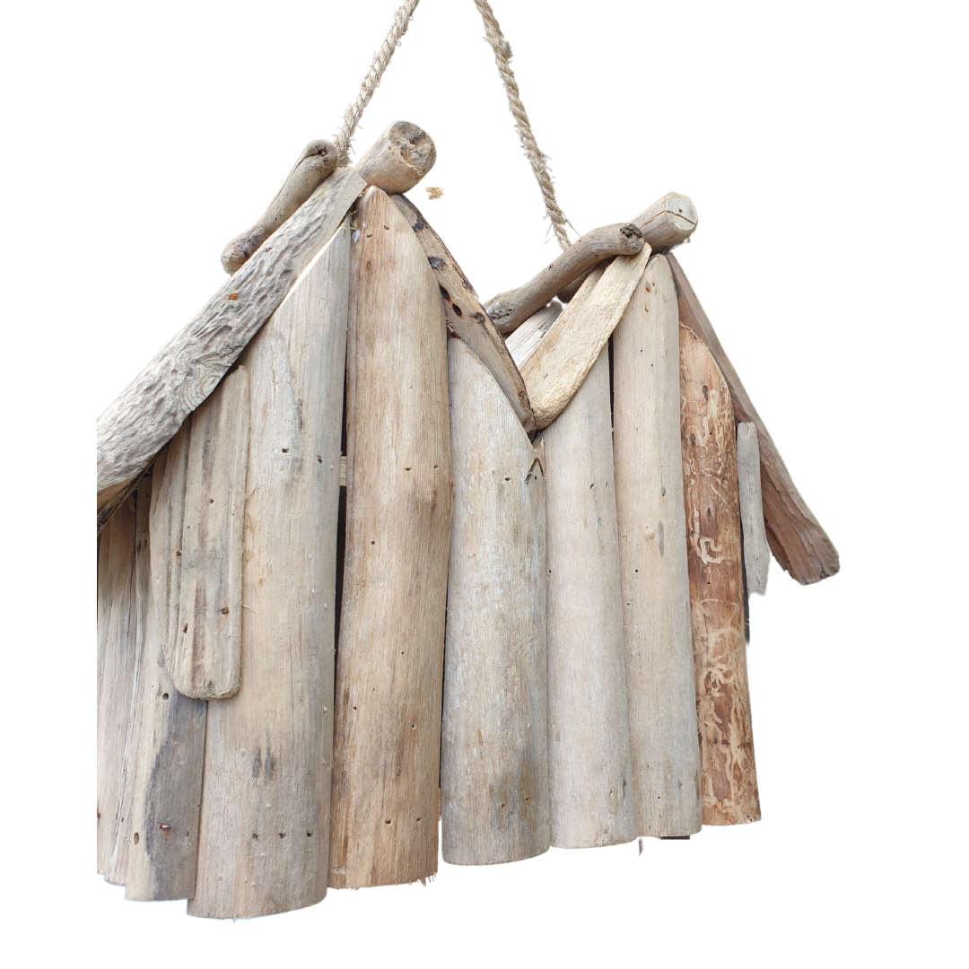 Bird House Rustic Driftwood Designs style 1 back view