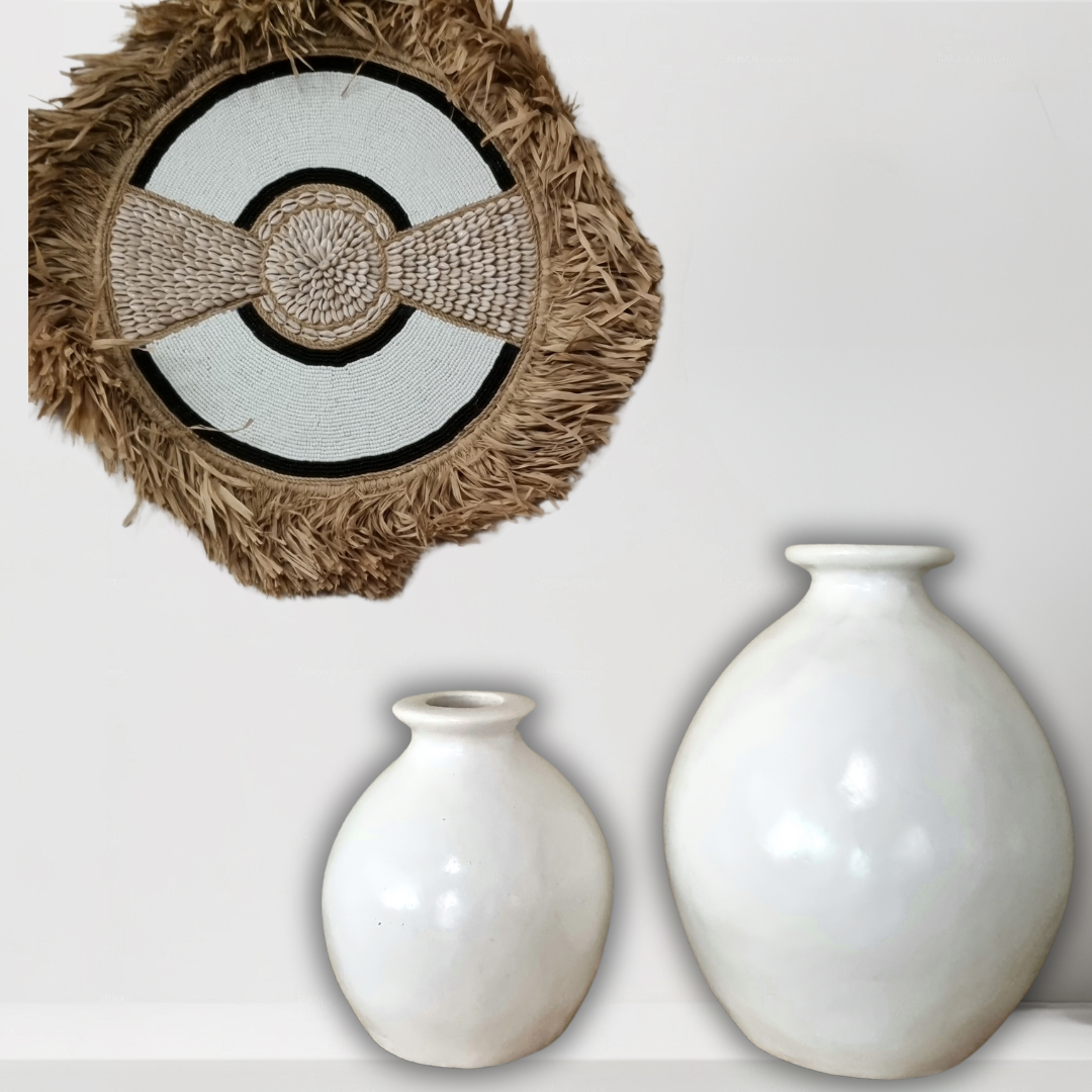 Boho Style Shield Wall Art Black
