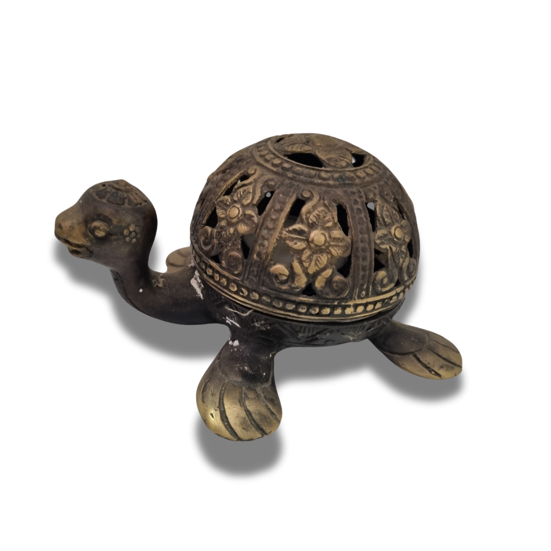 Brass Turtle Tea Light Holder