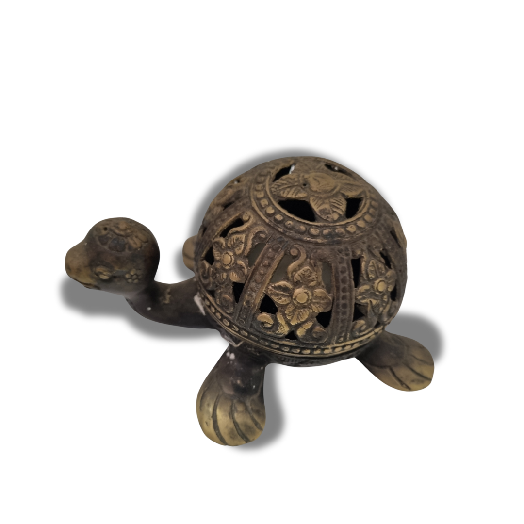 TORTOISE TEA LIGHT HOLDER