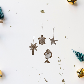 Coastal Shell Garland – Beach House Decor