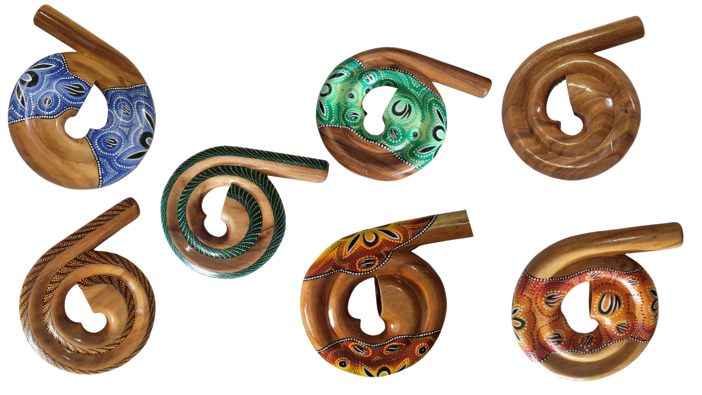 Decorative numbers with spiral designs and colorful patterns on a white background