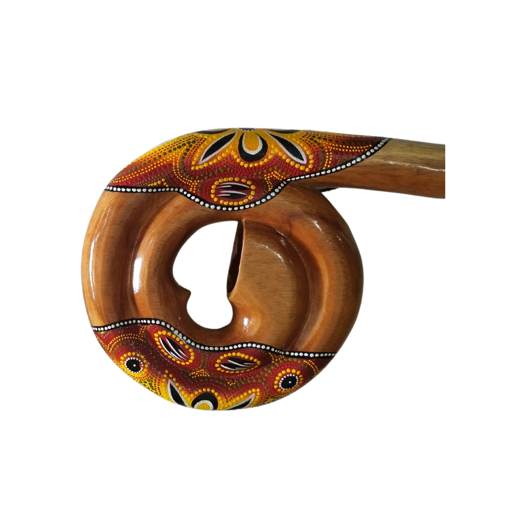 Compact Travel Spiral Musical Instrument YELLOW