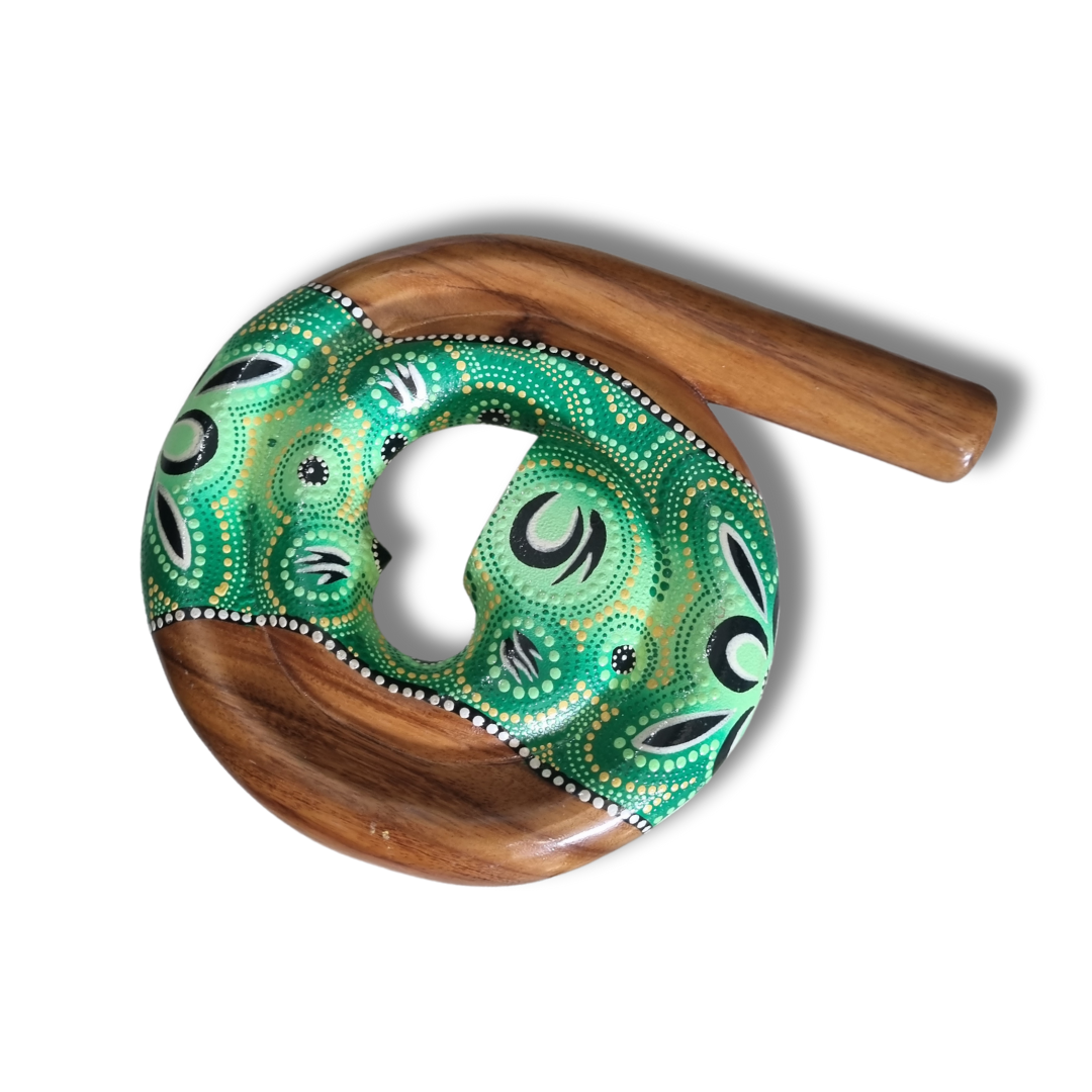 Compact Travel Spiral Musical Instrument GREEN