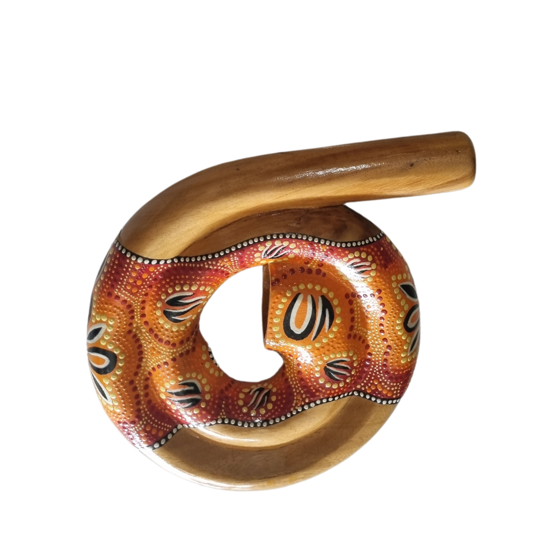 Compact Travel Spiral Musical Instrument ORANGE