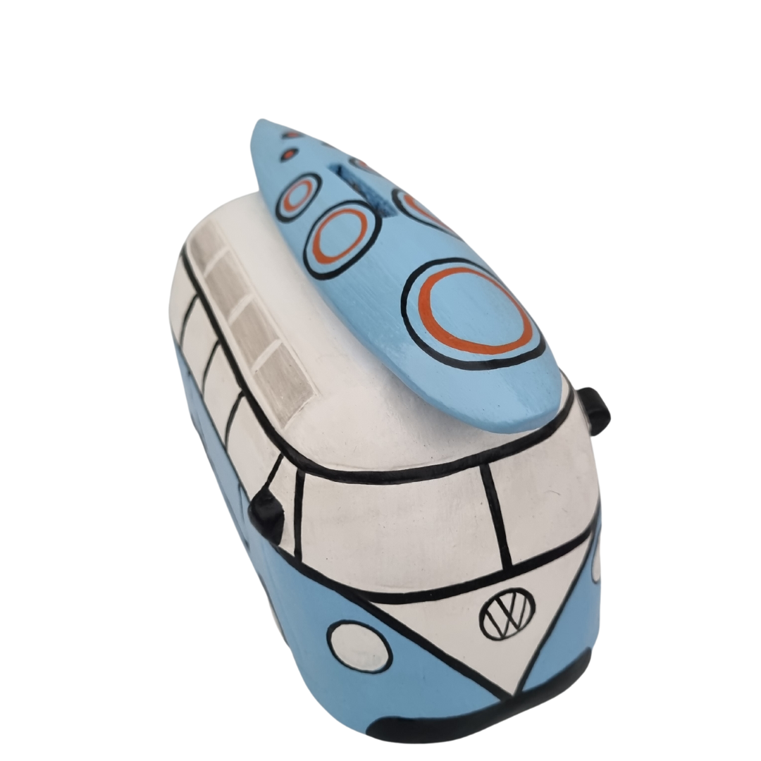 VW Combi Van Wooden Money Box