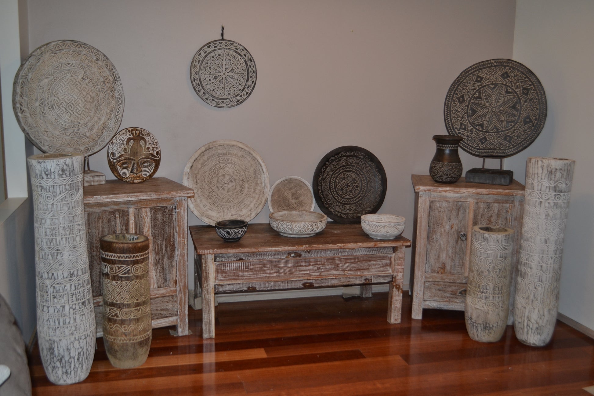 Timor Art COCO Pot Tribal Design