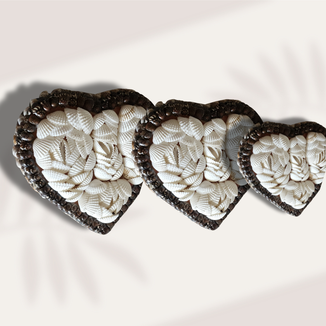 Heart shaped trinket box for your table top to store special pieces within