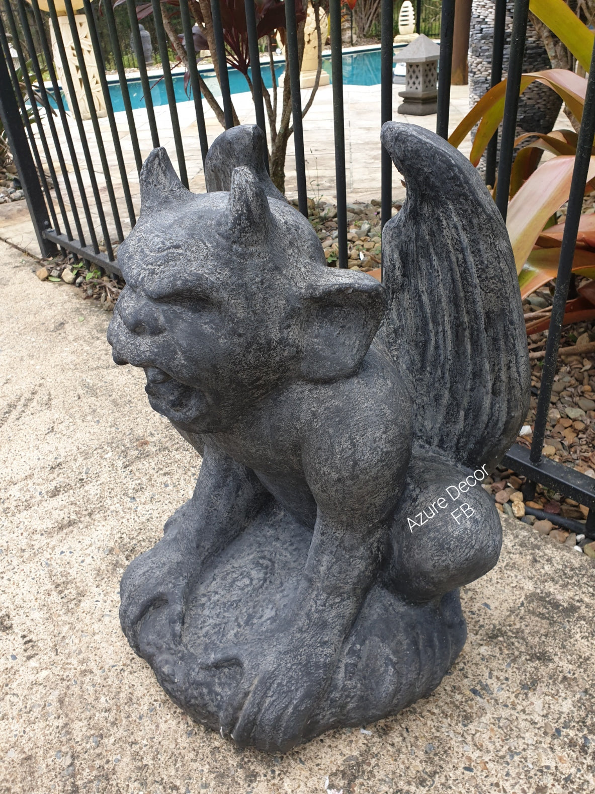 Gargoyle Garden Statues Rustic Style.1