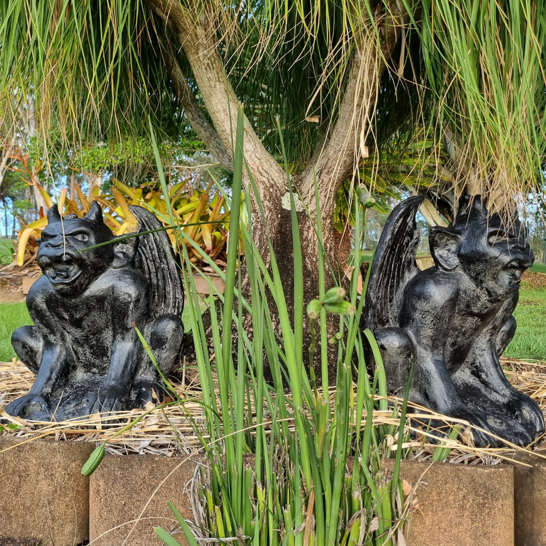 Gargoyle Garden Statues – Rustic & Concrete Designs Available - Azure Decor