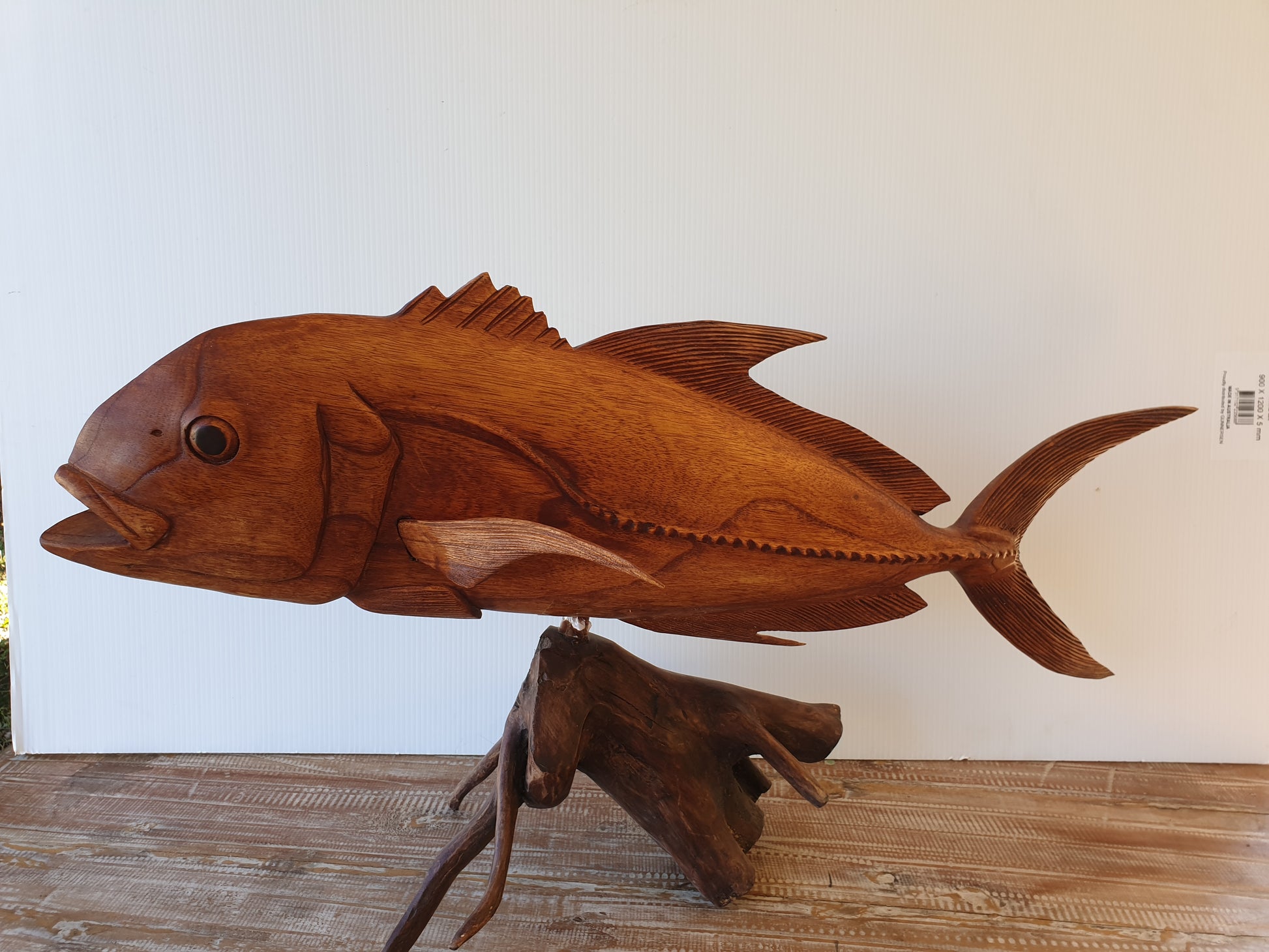 Giant Trevally Fish Carving