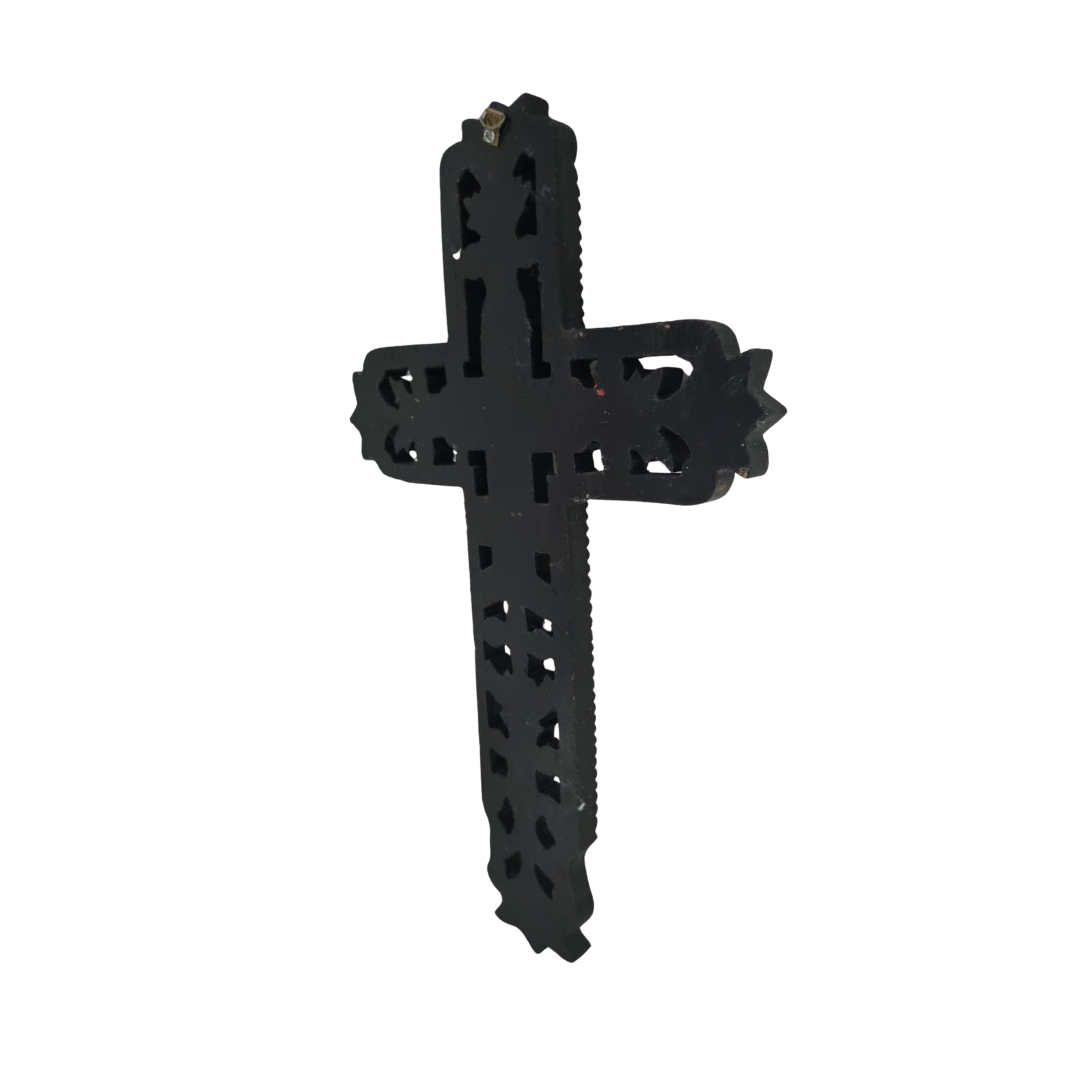 backview Cross Decor Gothic Inspired Design