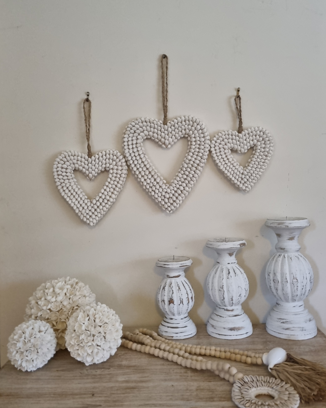 Shell Heart Wall Décor