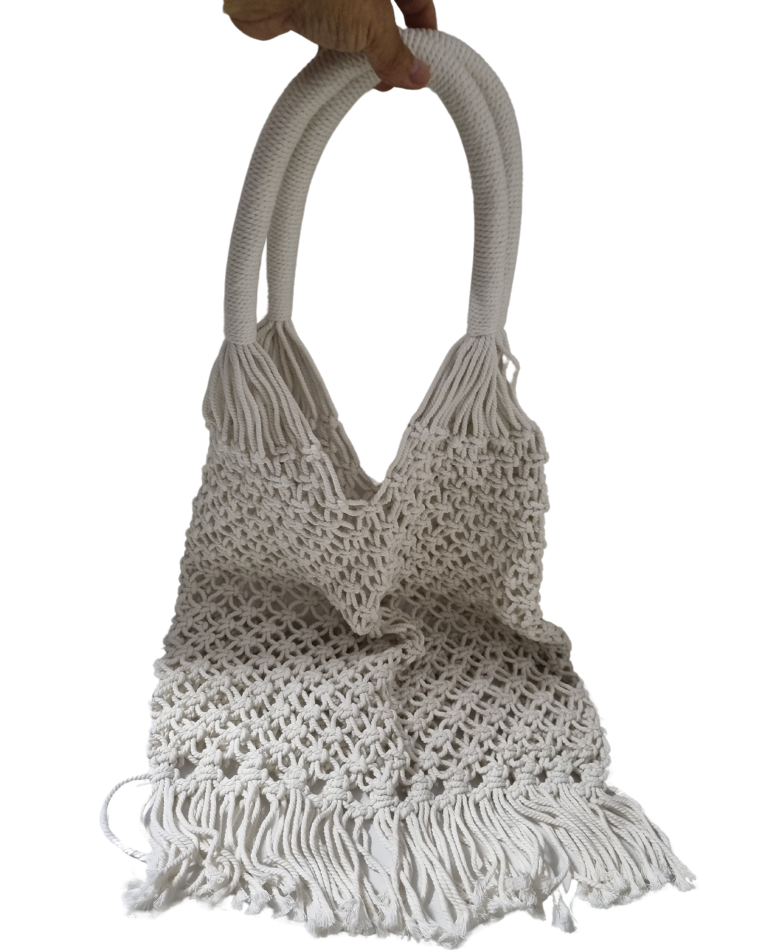 Boho Macrame Shoulder Bag Style 4
