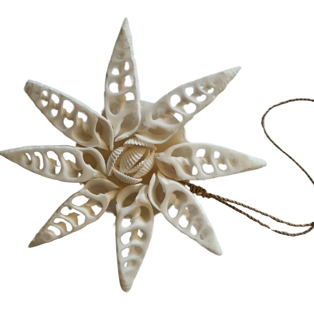 Handmade Seashell Flower Ornaments Style 1 