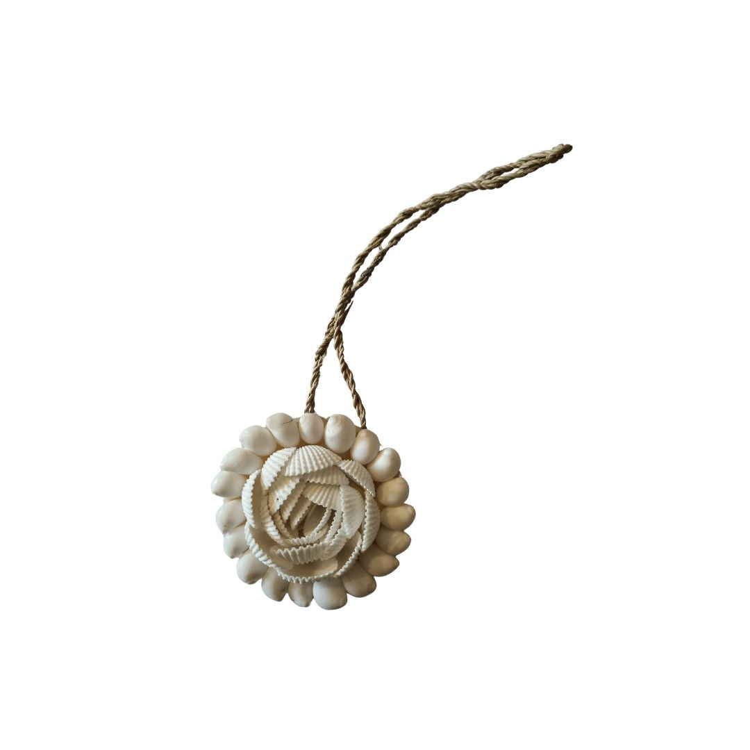 Handmade Seashell Flower Ornaments style 3