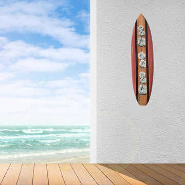 Hibiscus Flower Surf Board Art