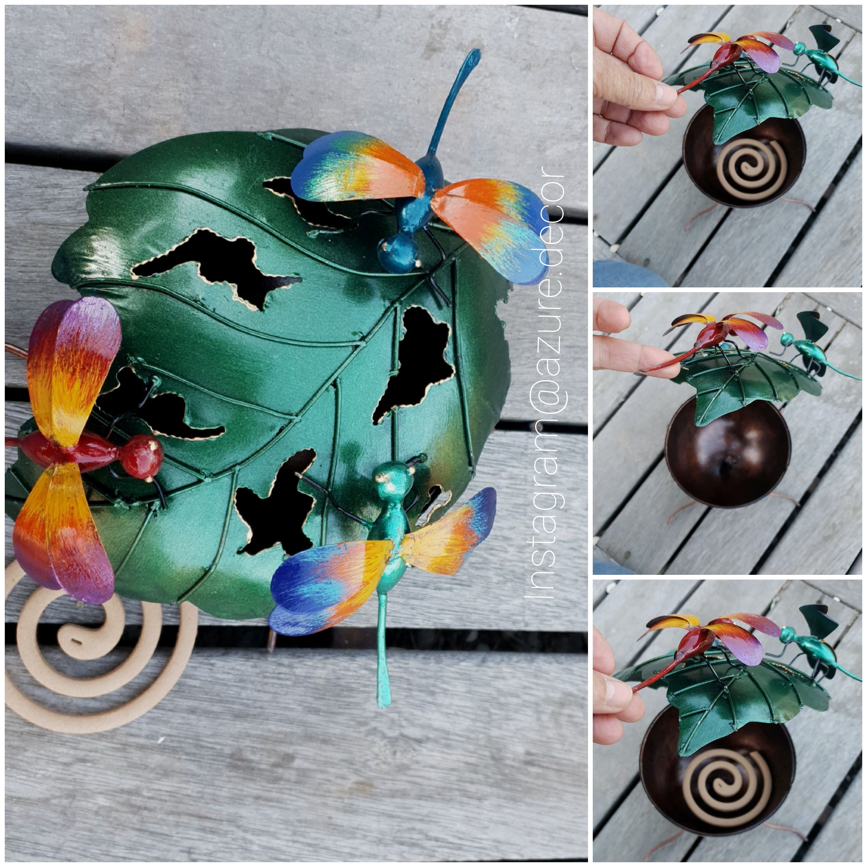 Handmade Decorative Mosquito Coil Holders - Azure Decor