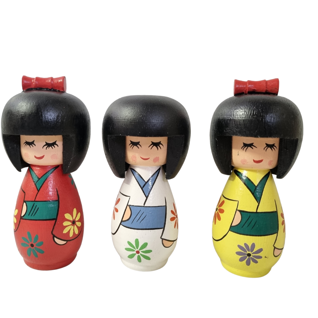 Japanese Wooden Doll Cavings