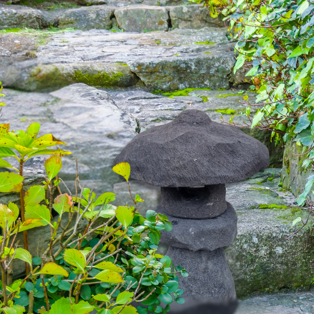 Lava Stone Garden Lantern style 2