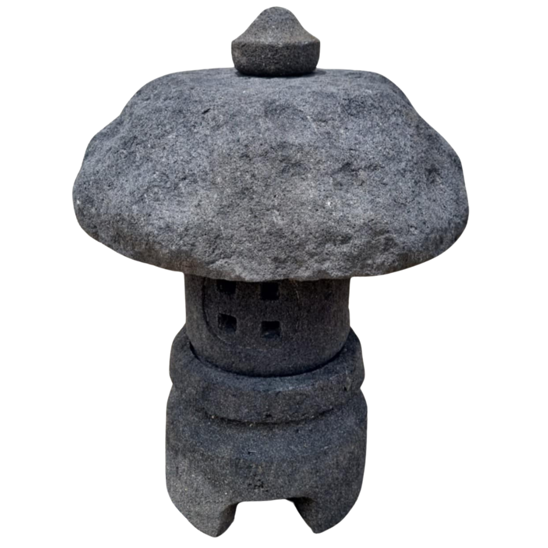 Lava Stone Garden Lantern style 1